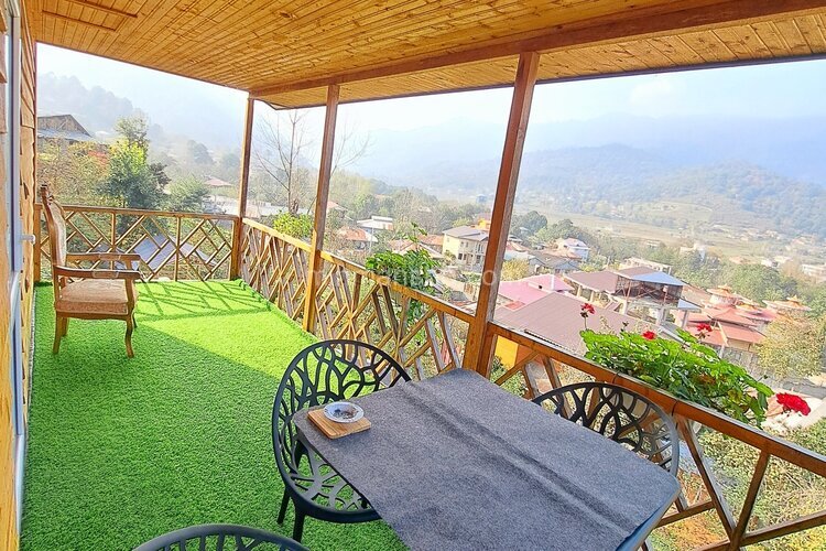 کلبه چوبی دو خواب دوبلکس در ماسال