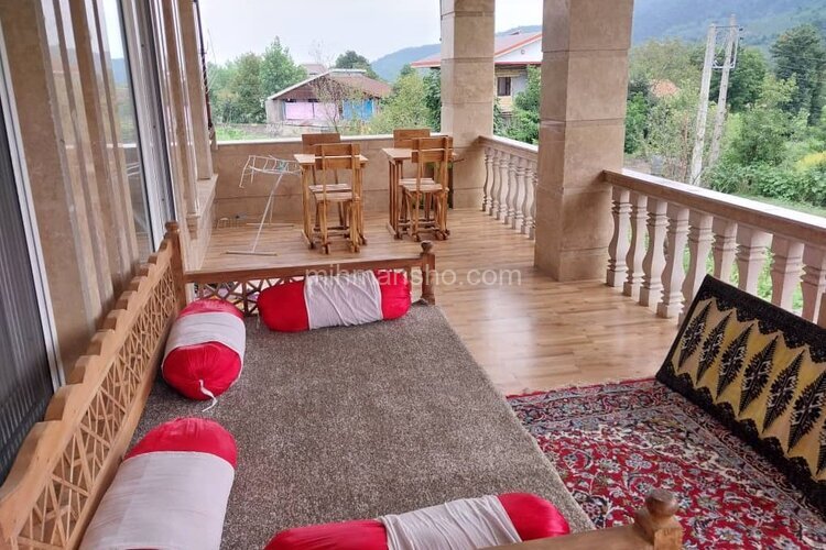 واحد دو خواب در طبقه همکف ویلا قلعه رودخان در فومن