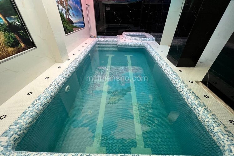 ویلا تریبلکس استخردار مبله سه خواب در سرخرود | عکس اول استخر 