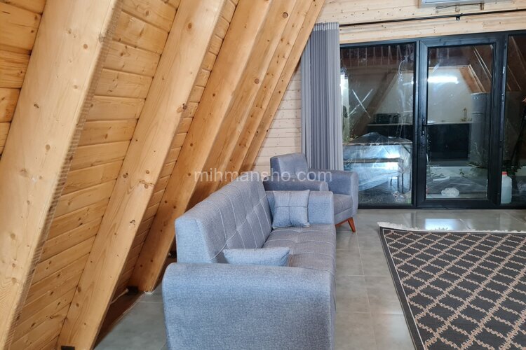 کلبه سوئیسی دوبلکس تکخواب آریا در نمک آبرود