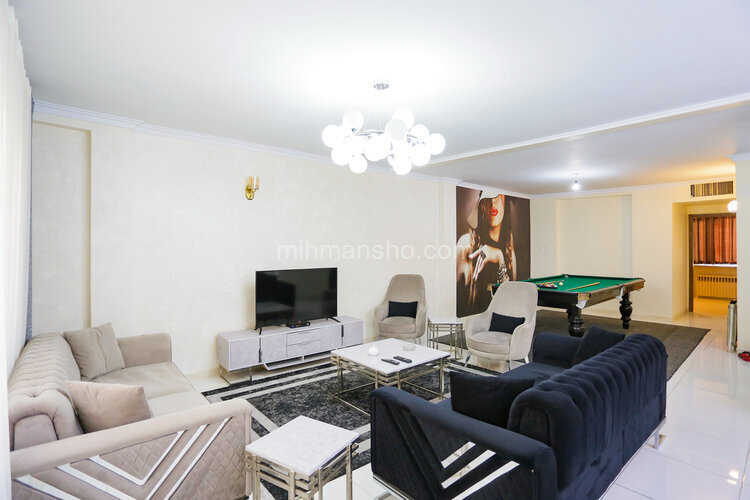 آپارتمان مبله دو خواب باران بیلیارد دار در سعادت آباد