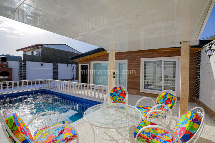 ویلا دو خواب استخرآبگرم رُز در کردان