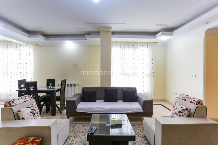 آپارتمان مبله دو خواب طبقه 3 در جنت آباد جنوبی