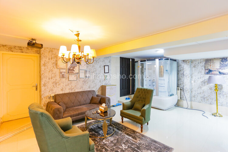 آپارتمان مبله دوخواب لوکس جکوزی دار در سعادت آباد