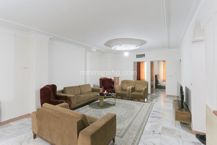 آپارتمان مبله سه خواب در شهرک گلستان