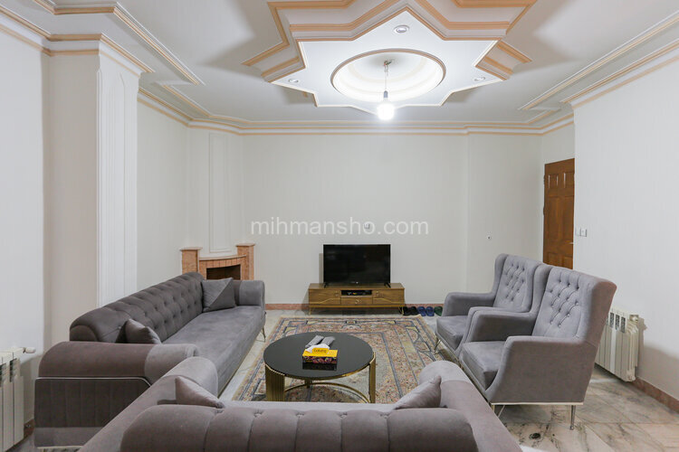 آپارتمان دوخواب مبله قائم 13 (3) در شهرک گلستان