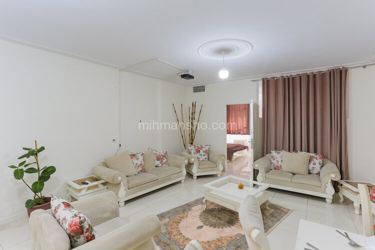 واحد مبله تکخواب صورتی در هتل آپارتمان جنت آباد جنوبی