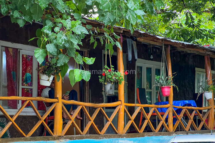 کلبه چوبی تکخواب مبله (3) در ماسال