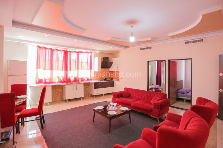 آپارتمان مبله 95 متری دوخواب در باغ فیض