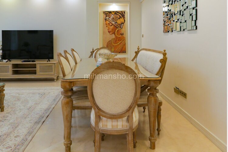 آپارتمان مبله سه خواب لوکس کلاسیک 1 در الهیه