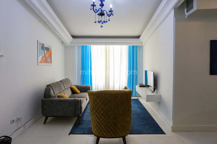 آپارتمان تکخواب مبله نیلوفر آبی در شهرک گلستان