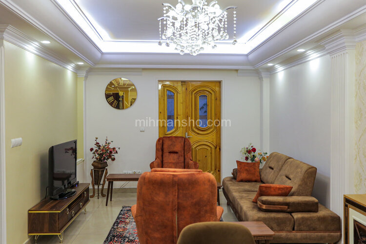 آپارتمان مبله یک خواب در محمودیه | پذیرائی