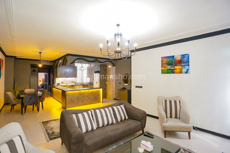 آپارتمان مبله دوخواب در اشرفی اصفهانی کد (07)