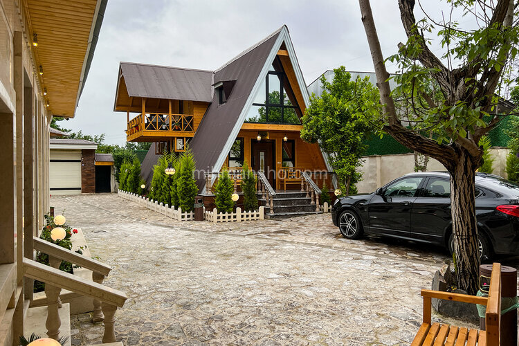 کلبه دوبلکس ارکیده دوخواب در مجتمع اقامتی رشت