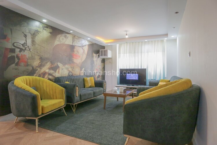 آپارتمان دوخواب مبله پیوند در سعادت آباد