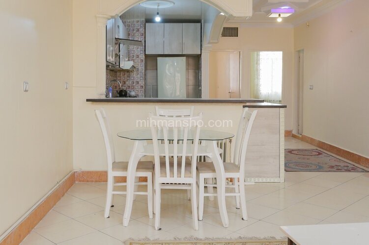 آپارتمان مبله دوخواب آسایش 3 در شهرک گلستان