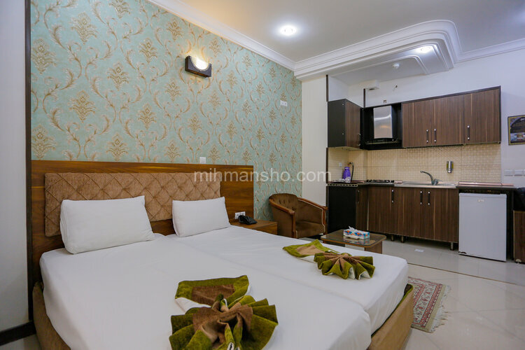 اتاق (4نفره)در هتل آپارتمان در مشهد