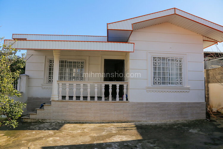 ویلا دوخواب استخرآبگرم در رامسر | نمای ویلا