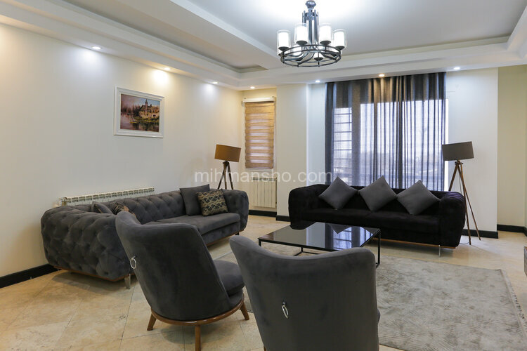 آپارتمان مبله 130 متری  سه خواب 7 در قلندری شمالی