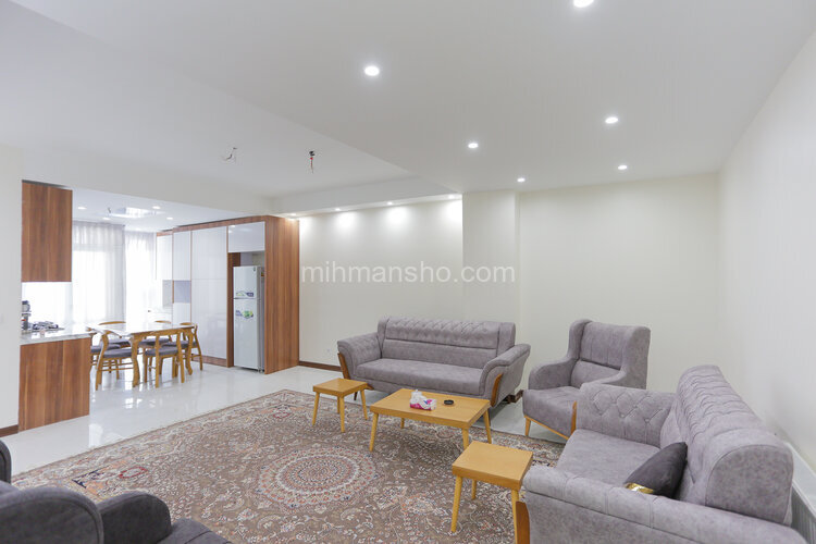 آپارتمان مبله دوخواب  مهر 8 در شهران شمالی