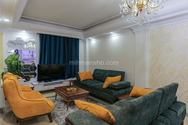 آپارتمان مبله یک خواب در محمودیه | پذیرائی