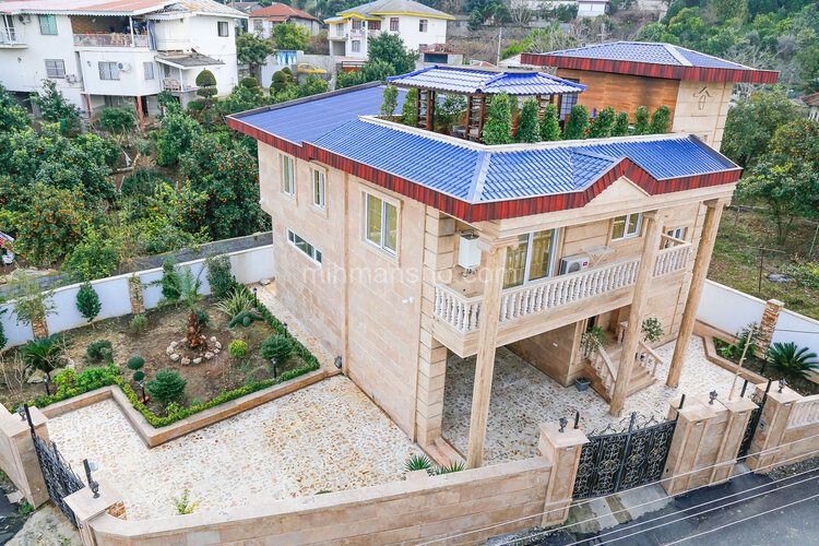 ویلا سه خواب استخرآبگرم در سفیدتمشک | نمای ویلا