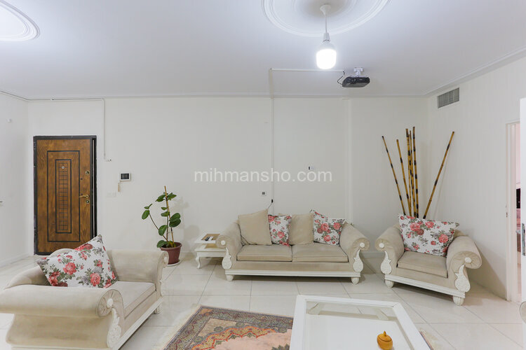 واحد مبله تکخواب صورتی در هتل آپارتمان جنت آباد جنوبی