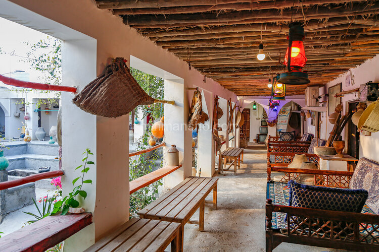 اتاق ناخدا در بومگری بندر لافت