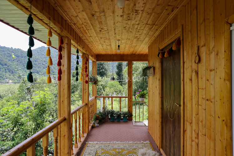 کلبه چوبی جنگلی تکخواب در ماسال