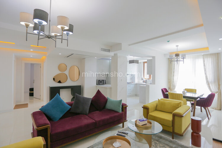 آپارتمان دو خواب مبله اکبری در طرشت