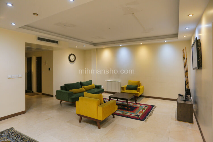 آپارتمان مبله دوخواب واحد 6 در میدان هفت تیر