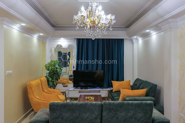 آپارتمان مبله یک خواب در محمودیه | پذیرائی