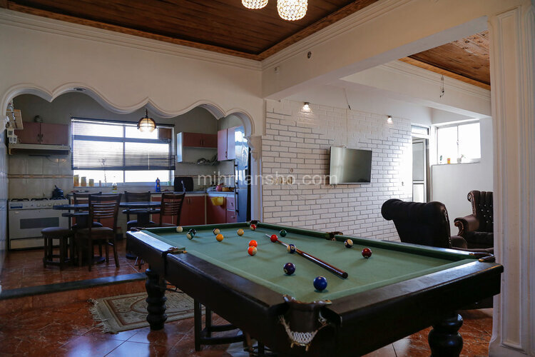 ویلا استخرآبگرم لیان در رامسر | میز بیلیارد