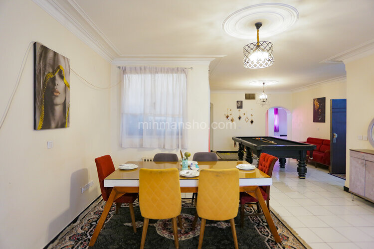 آپارتمان مبله سه خواب بیلیارد دار الوند در مرزداران