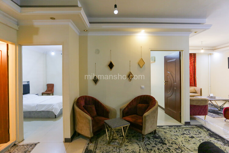 آپارتمان مبله دوخواب واحد 9 در اقدسیه