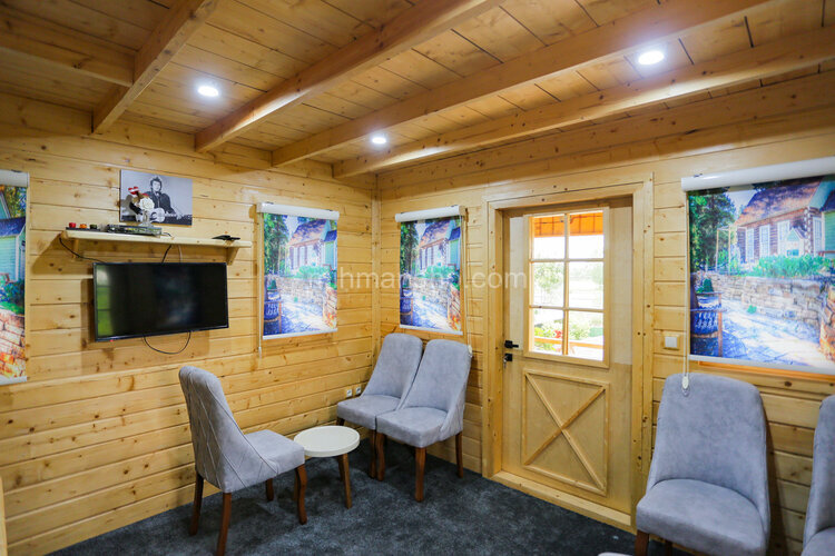 کلبه تریپلکس کلاه فرنگی در مجتمع اقامتی رشت