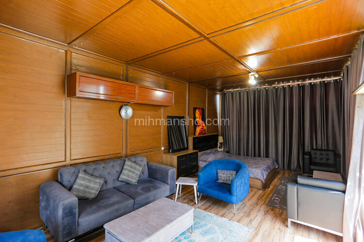 سوئیت مبله روف گاردن دار در سعادت آباد