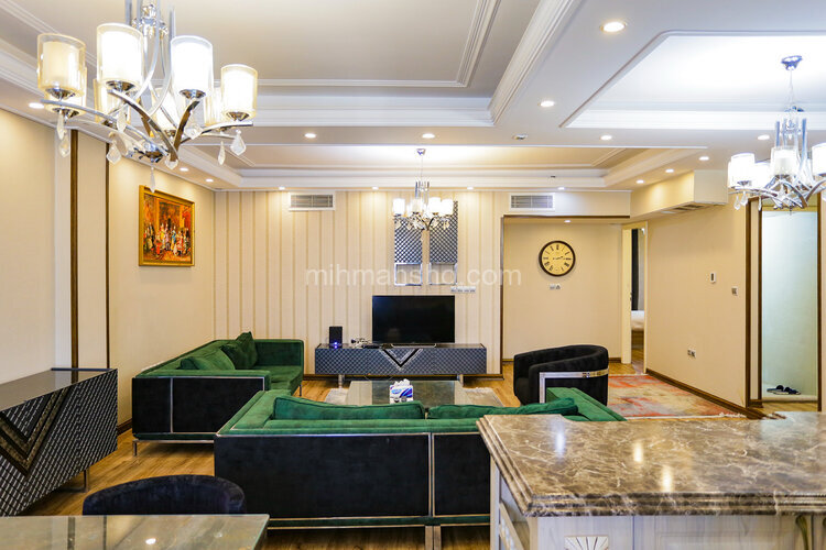 آپارتمان سه خواب مبله در سعادت آباد