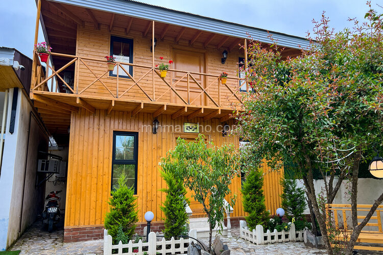 کلبه دوبلکس ترنج دوخواب استخردار در مجتمع اقامتی خمام