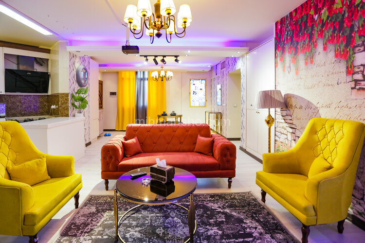 آپارتمان مبله سه خواب لوکس جکوزی دار سعادت آباد