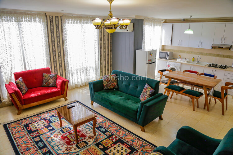 آپارتمان مبله دو خوابه دوبلکس در شهرک صدف