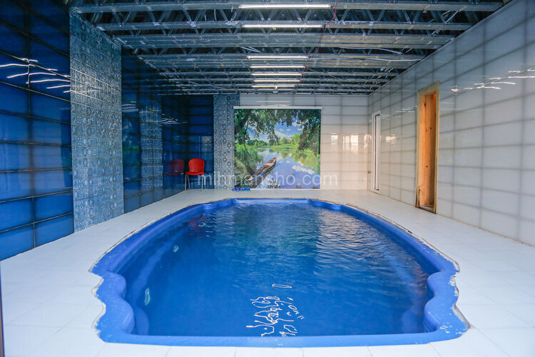 ویلا باغ دوخواب استخردار در رامسر | استخرآبگرم سرپوشیده