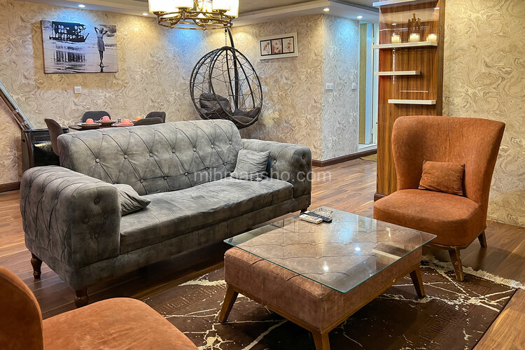 آپارتمان مبله دوخواب 1 در اقدسیه با جکوزی