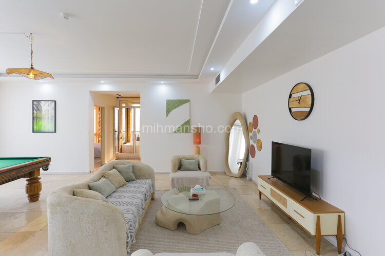 آپارتمان مبله دوخواب مراکشی ساحل 2 در جنت آباد شمالی