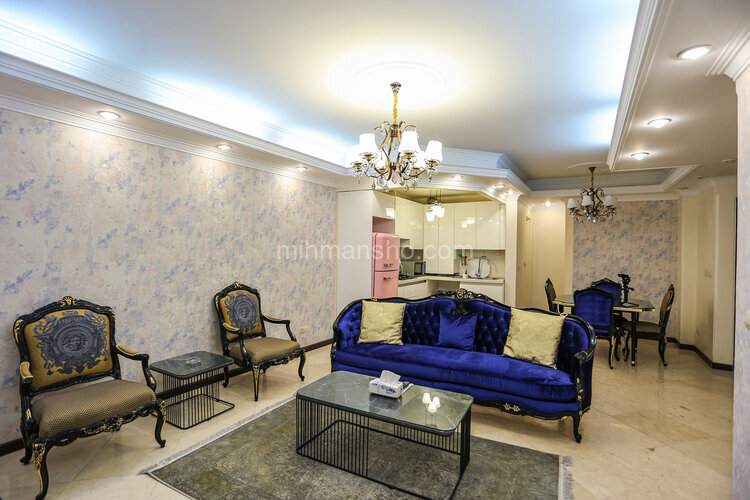 آپارتمان مبله دو خواب نوساز در پاسداران