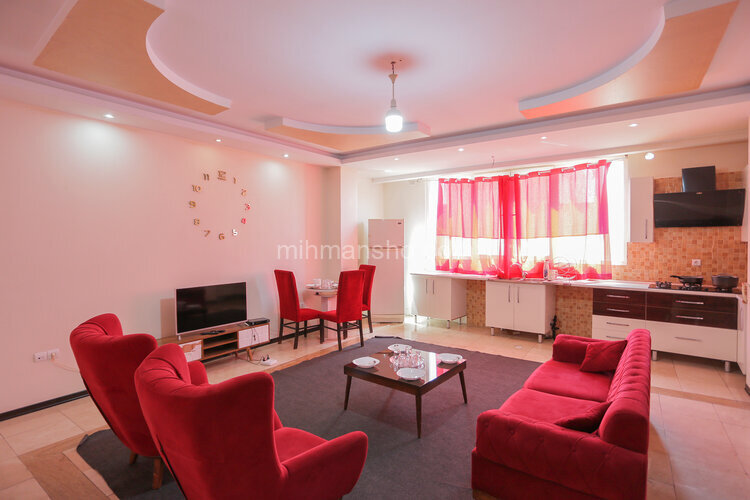 آپارتمان مبله 95 متری دوخواب در باغ فیض