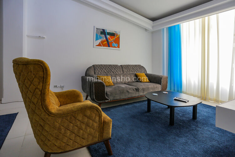 آپارتمان تکخواب مبله نیلوفر آبی در شهرک گلستان