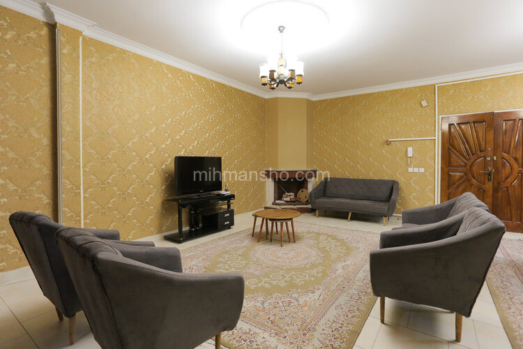 آپارتمان مبله دوخواب واحد 3 در آیت الله کاشانی