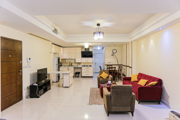 آپارتمان مبله 2 خواب 120 متر استاندارد کوروش