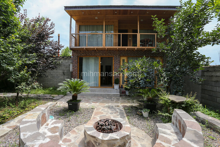 ویلا دوبلکس مبله چوبی سیکاس سبز در ماسال